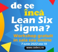 Workshop Gratuit | De ce inca Lean six Sigma ?