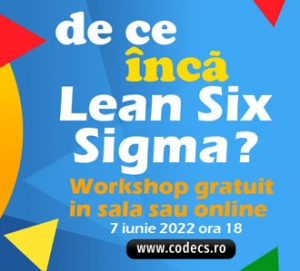 Workshop Gratuit | De ce inca Lean six Sigma ?