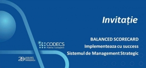 BALANCED SCORECARD | Implementeaza cu succes Sistemul de Management Strategic | Invitatie atelier demonstrativ
