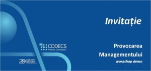 Provocarea Managementului | Invitatie workshop demonstrativ | 19 martie 2014 | ora 18:00
